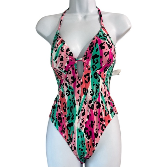 Sugar Beach Other - NWT Sugar Beach Multicolor Animal Print One-Piece Swimsuit
